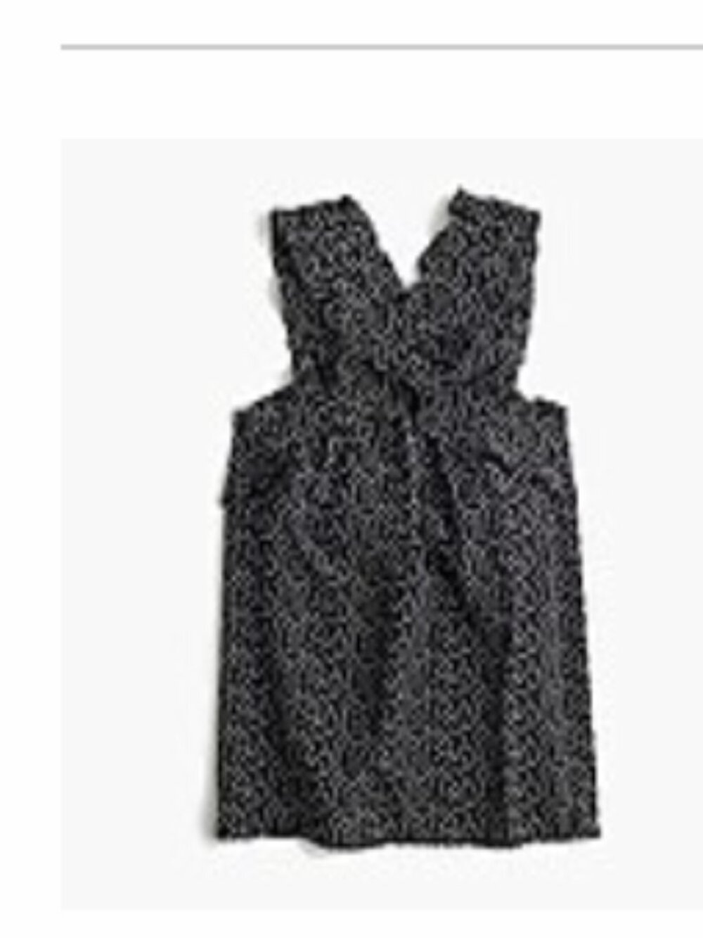 Drapey wrap-front silk top in polka dot, black/ivory, 14 Tall